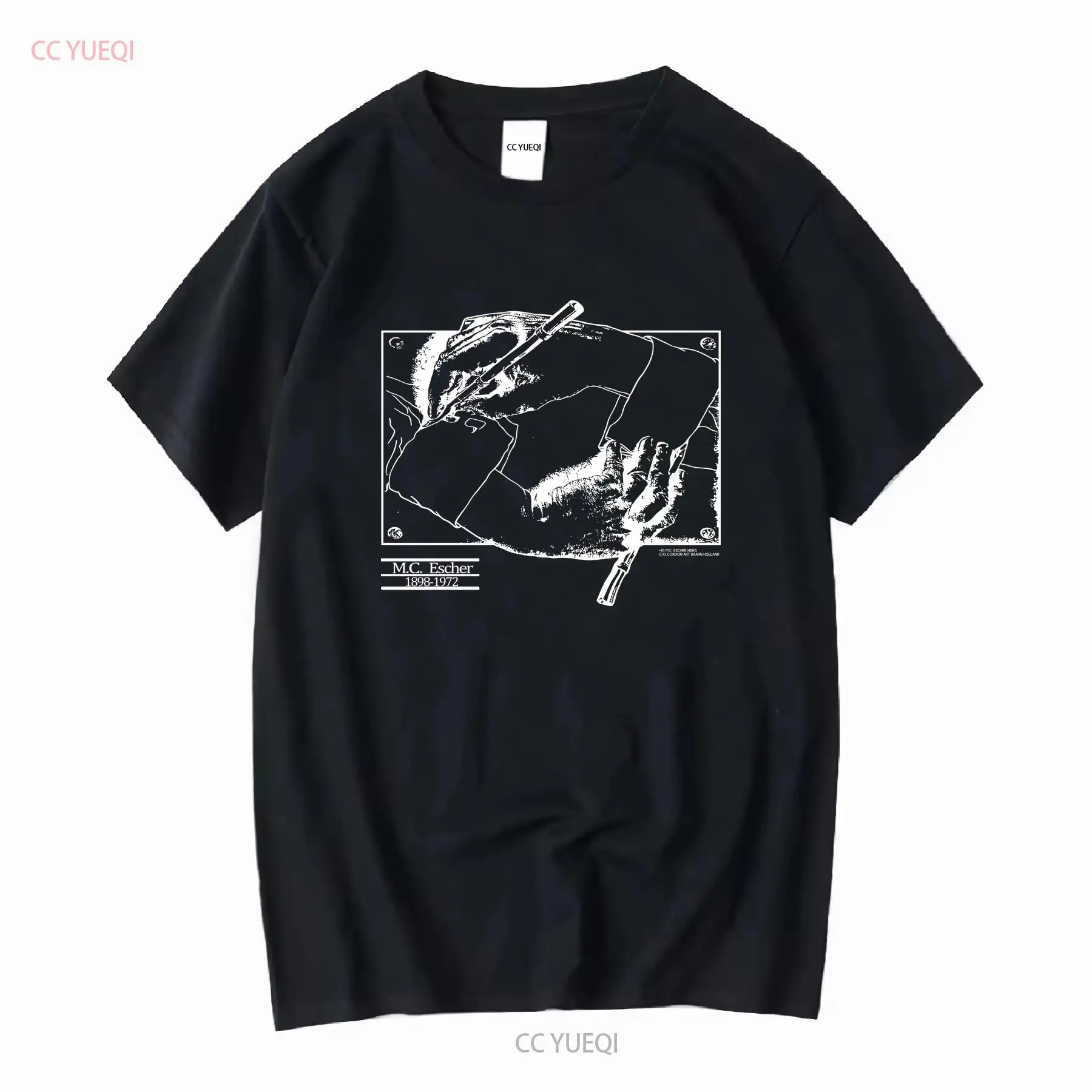 Vintage Fashion Sketches - Vintage 1990 MC Escher T Shirt