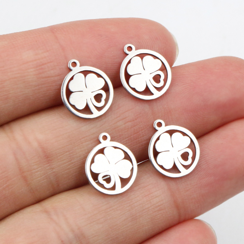 Vintage Fashion Jewelry Necklaces - 30pcs 12x10mm quyến rũ 316 thép