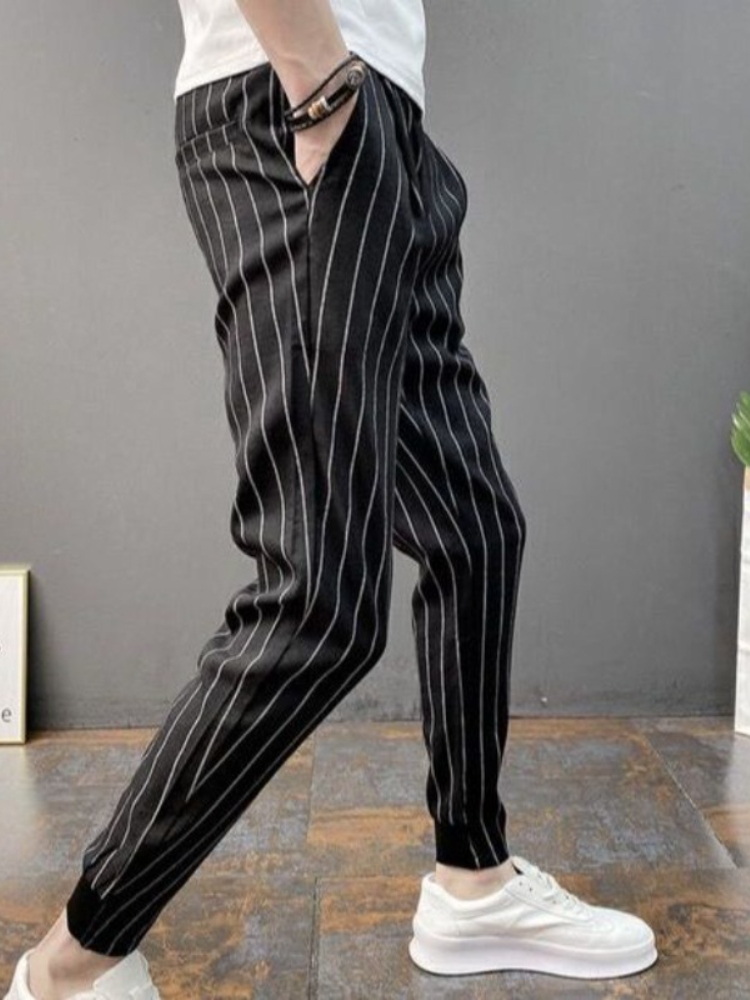 Slim Fit Striped Male Cropped  - đánh giá và giá Vintage Fashion For Sale