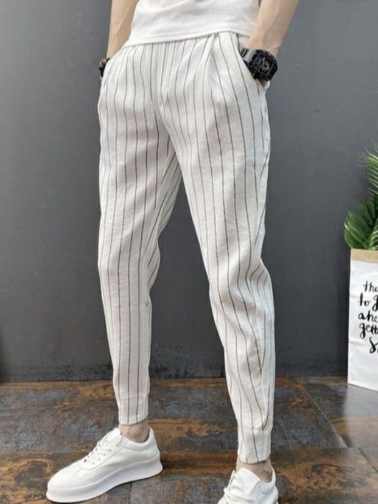 Slim Fit Striped Male Cropped  - đánh giá và giá Vintage Fashion For Sale