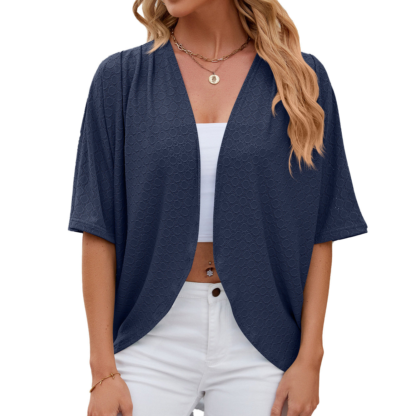 2024 Elegant Women's Mid Sleev - đánh giá và giá Crochet Top Boho