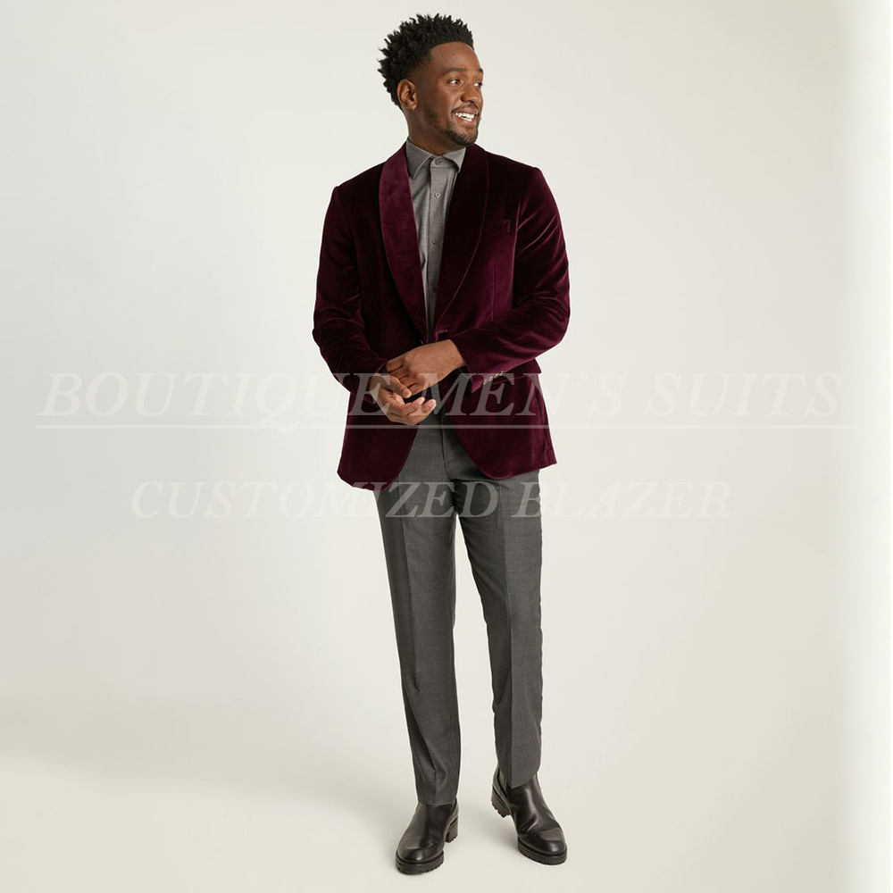 Vintage Men's Suits Daily One- - đánh giá và giá Velvet Blazer Vintage