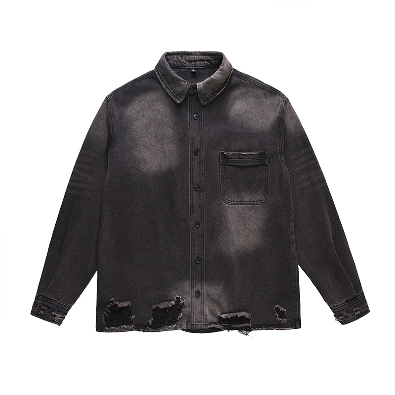 Men's High Street Ripped Jeans - đánh giá và giá Vintage Fashion Jacket