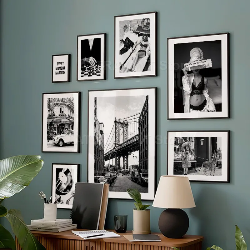 Black and White Vintage Wall A - đánh giá và giá Vintage Fashion Sketches