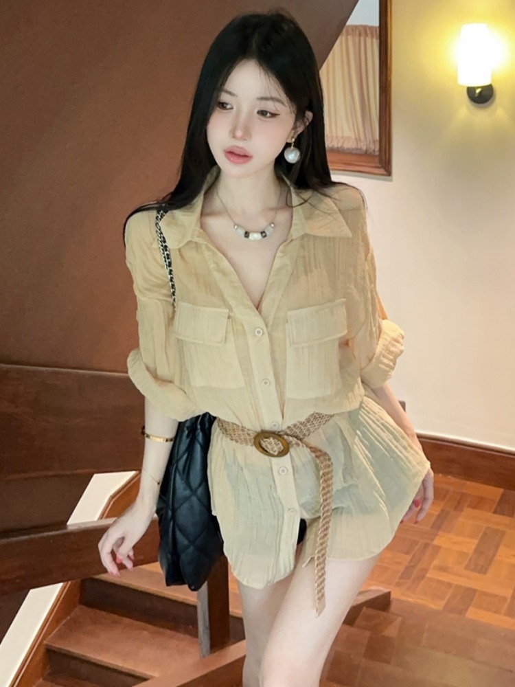 Summer New Vintage Loose Waist - đánh giá và giá Vintage Fashion Old Money