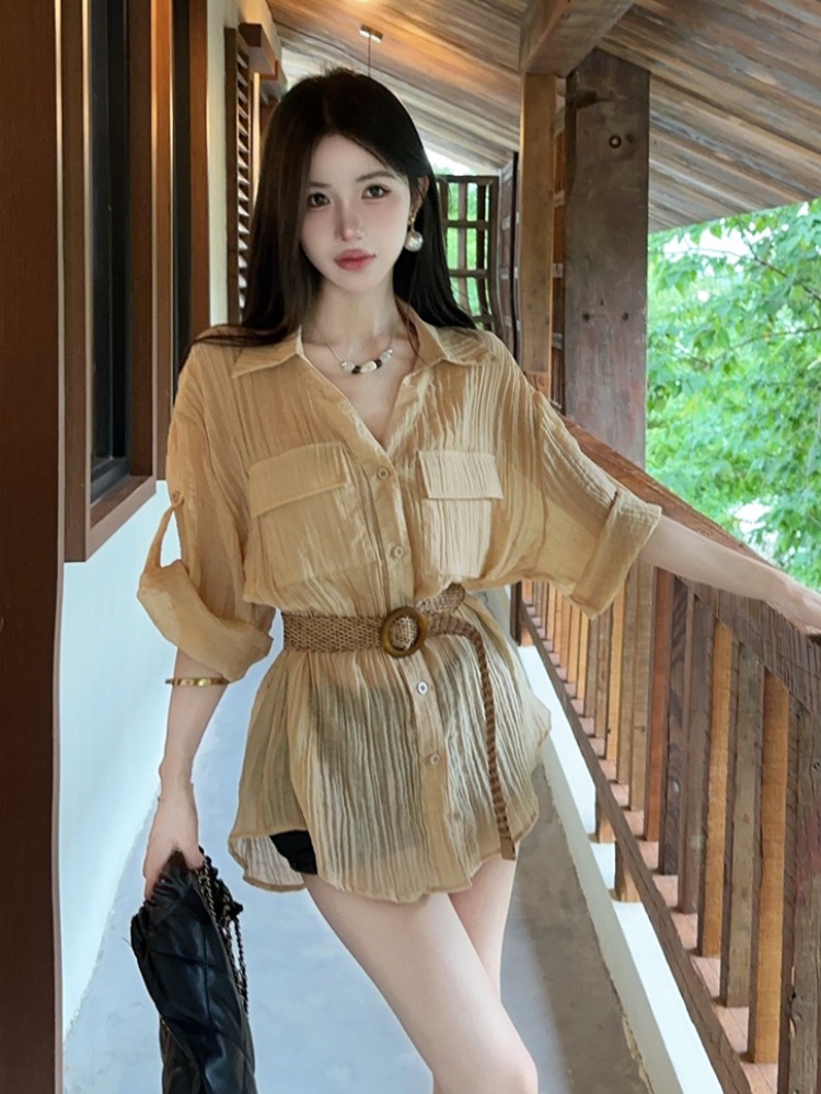Summer New Vintage Loose Waist - đánh giá và giá Vintage Fashion Old Money
