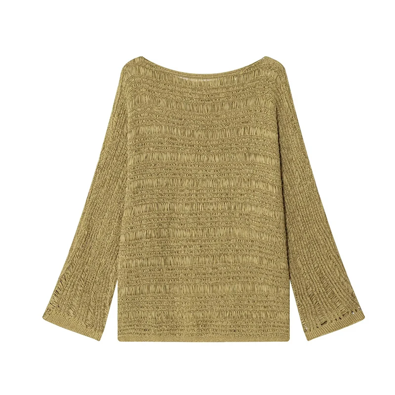 Vintage Boat Neck Knit Sweater - đánh giá và giá Usa Vintage Fashion