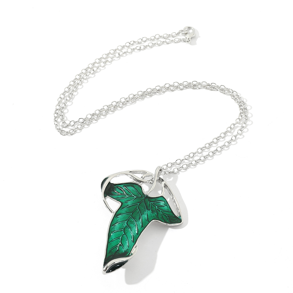 Vintage Green Leaf Pendant Nec - đánh giá và giá Vintage Fashion Jewelry Necklaces