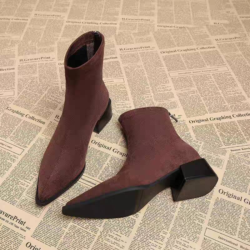 New Low Heel Women Mordern Ank - đánh giá và giá Vintage Fashion Online