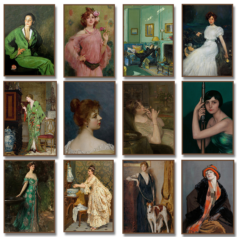 Renaissance Women Portrait Pos - đánh giá và giá Vintage Fashion Sketches
