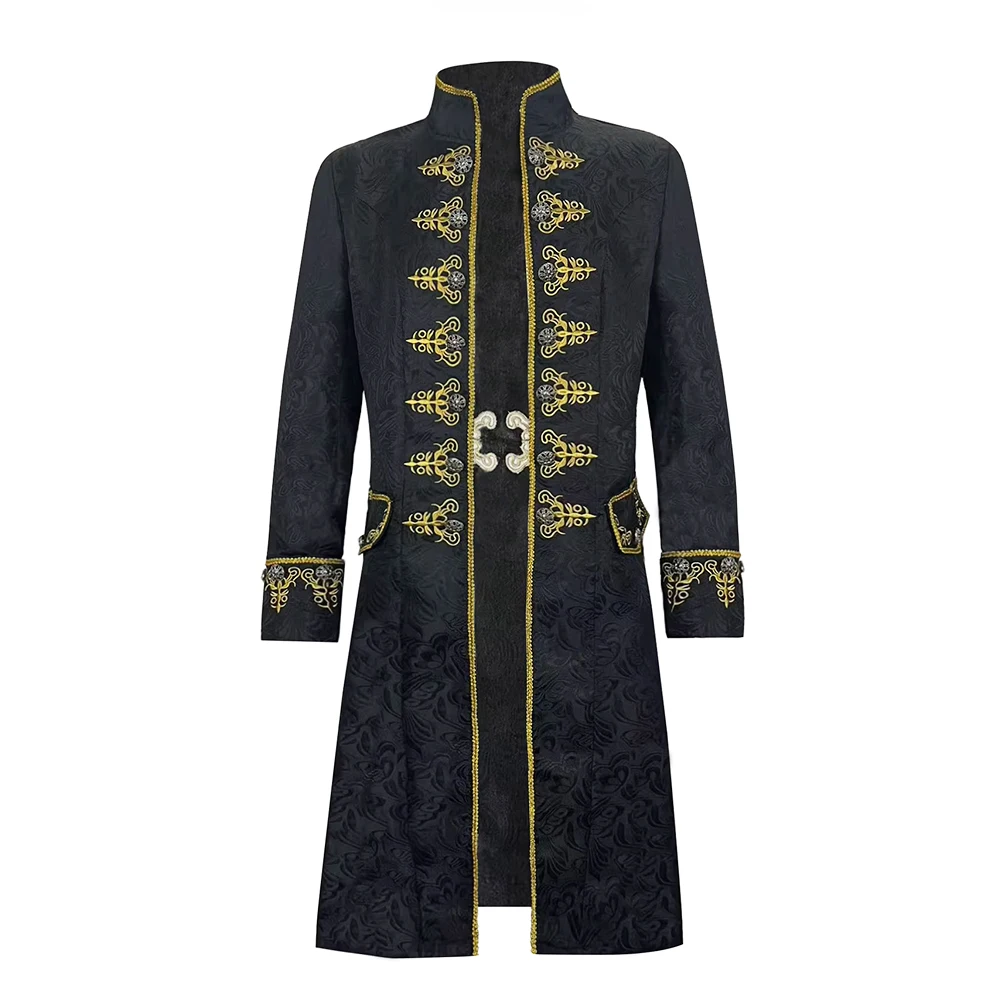 Pirate Cosplay Costumes Men's  - đánh giá và giá Vintage Fashion Jacket