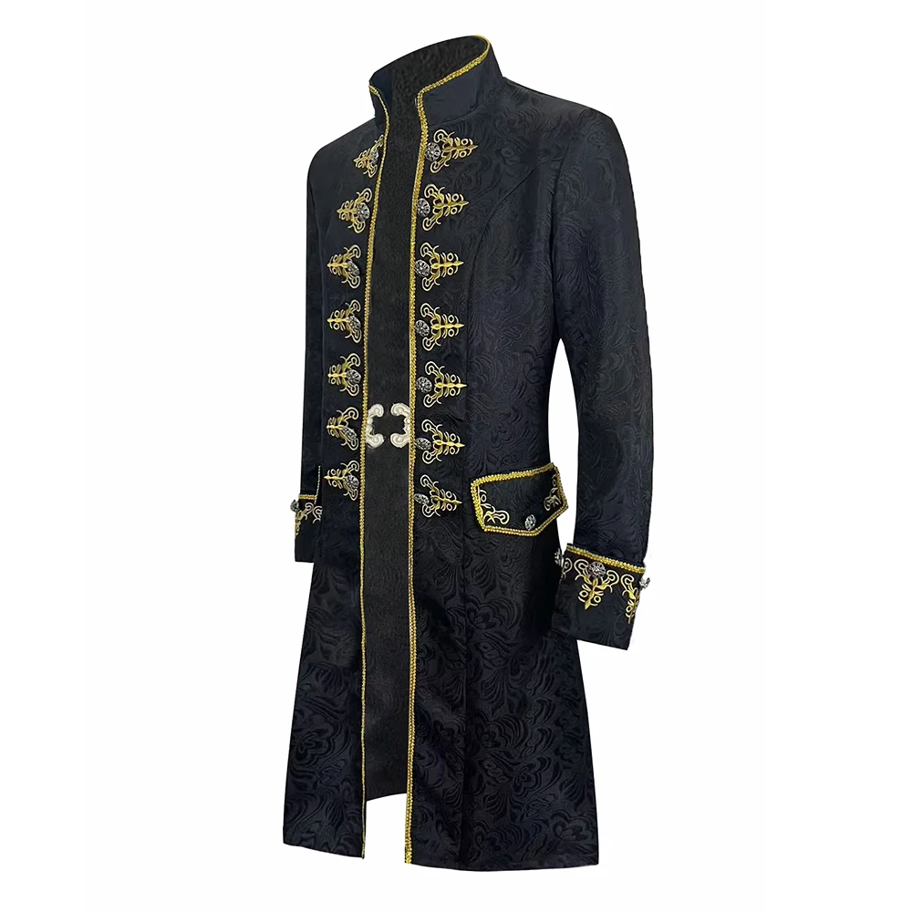 Pirate Cosplay Costumes Men's  - đánh giá và giá Vintage Fashion Jacket