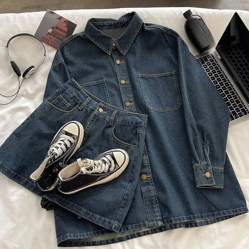 Y2K Denim Skirt Set: Vintage J - đánh giá và giá Vintage Fashion Jacket