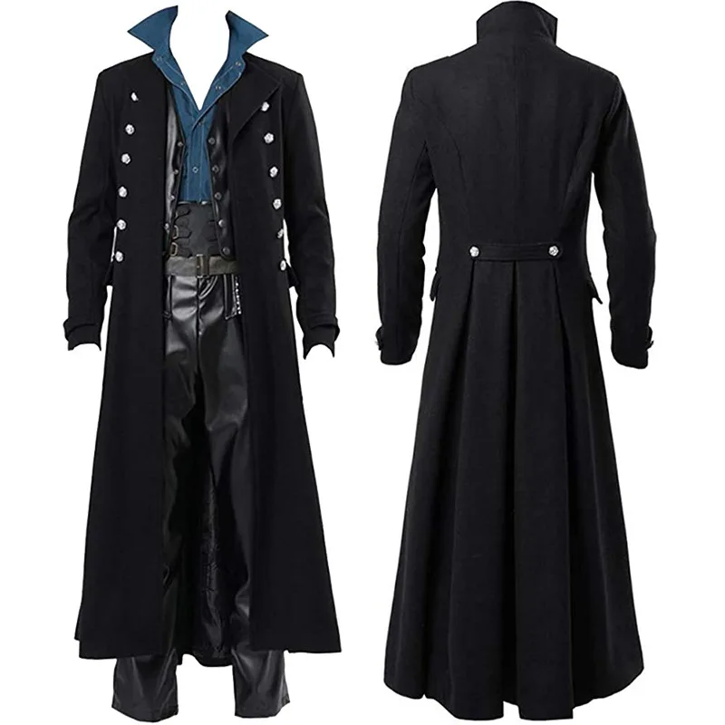 Medieval Men's Pirate Costume  - đánh giá và giá Vintage Fashion Jacket