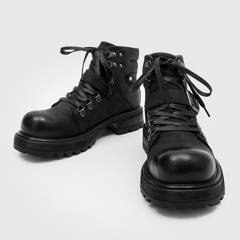 Brand Men Leather Boots Motorc - đánh giá và giá Vintage Fashion Brands