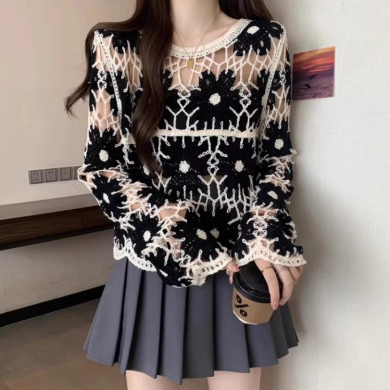 Floral Crochet Top for Women L - đánh giá và giá Crochet Top Boho