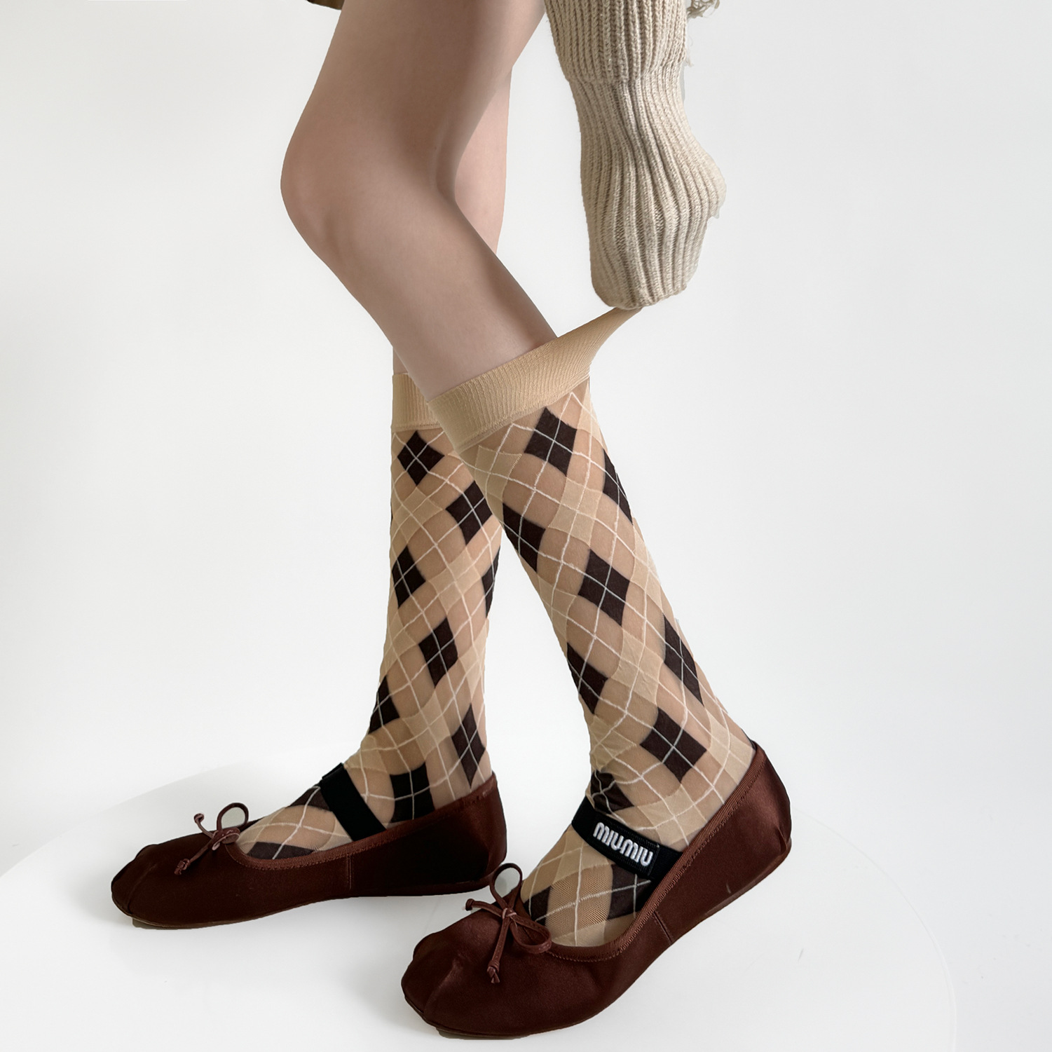 Women Socks College Style Plai - đánh giá và giá Velvet Blazer Vintage