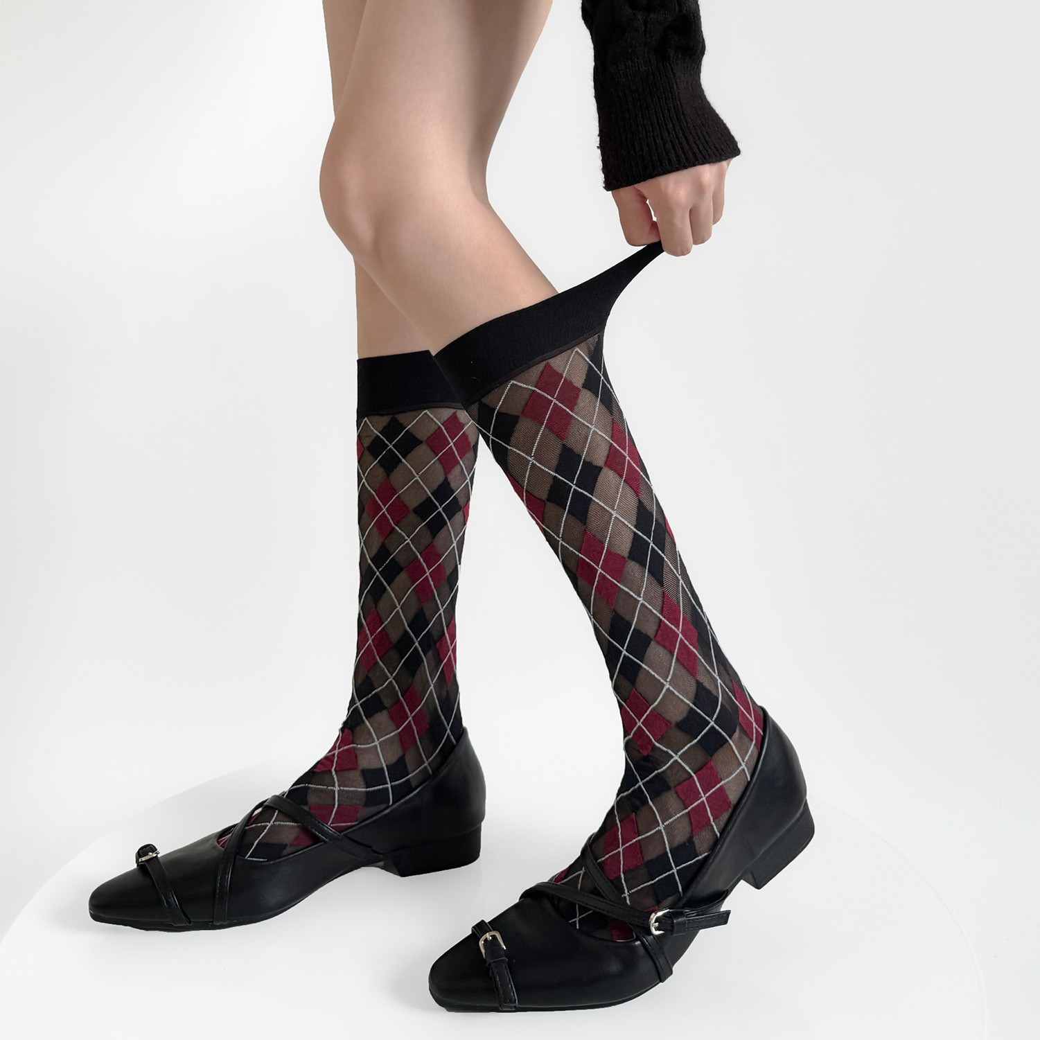 Women Socks College Style Plai - đánh giá và giá Velvet Blazer Vintage