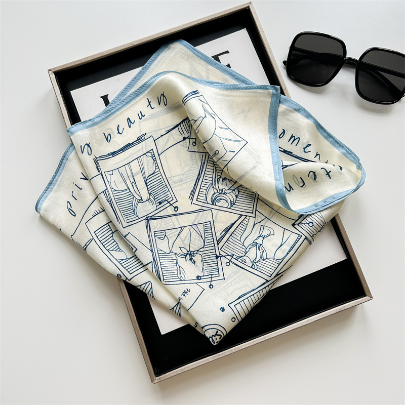 Vintage Sketch Print Satin Sma - đánh giá và giá Vintage Fashion Sketches