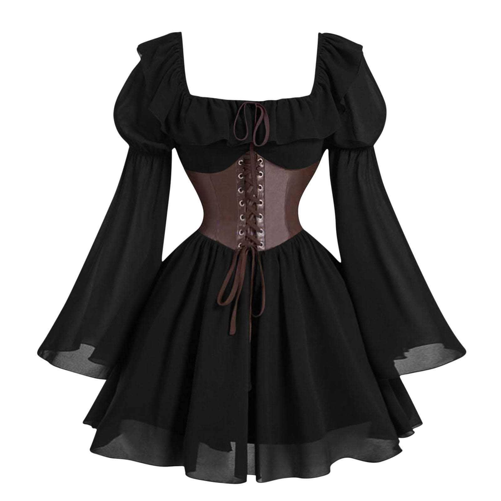 Renaissance Medieval Long Slee - đánh giá và giá Vintage Victorian Fashion