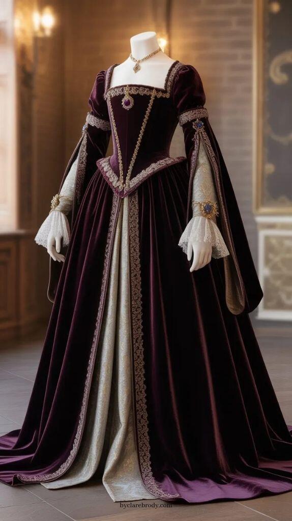 Vintage Duchess Purple Prom Go - đánh giá và giá Vintage Victorian Fashion