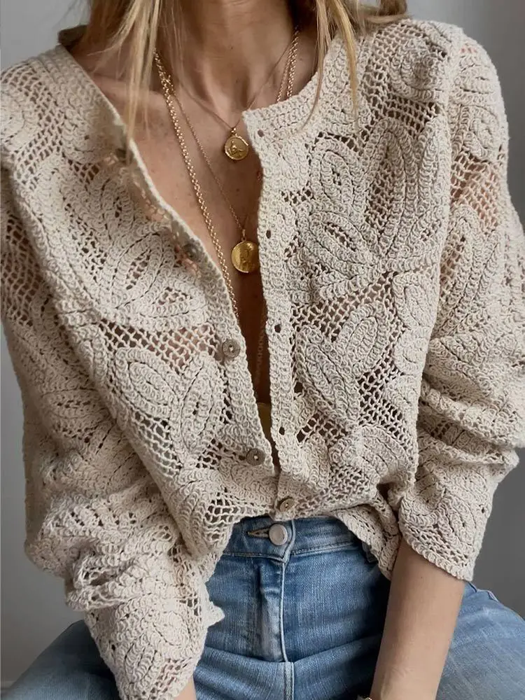 Women's Crochet Knit Shirts Bu - đánh giá và giá Crochet Top Boho