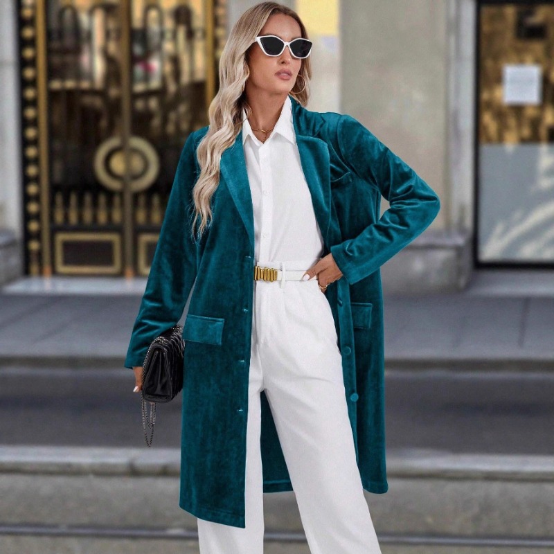 Luxury Vintage Velvet Trench C - đánh giá và giá Velvet Blazer Vintage